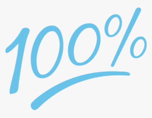 100% commission graphic